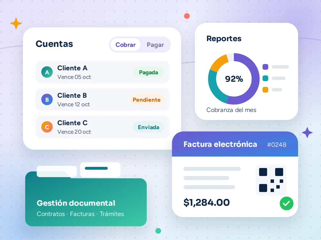 Servicio de administración y gestión empresarial para pymes