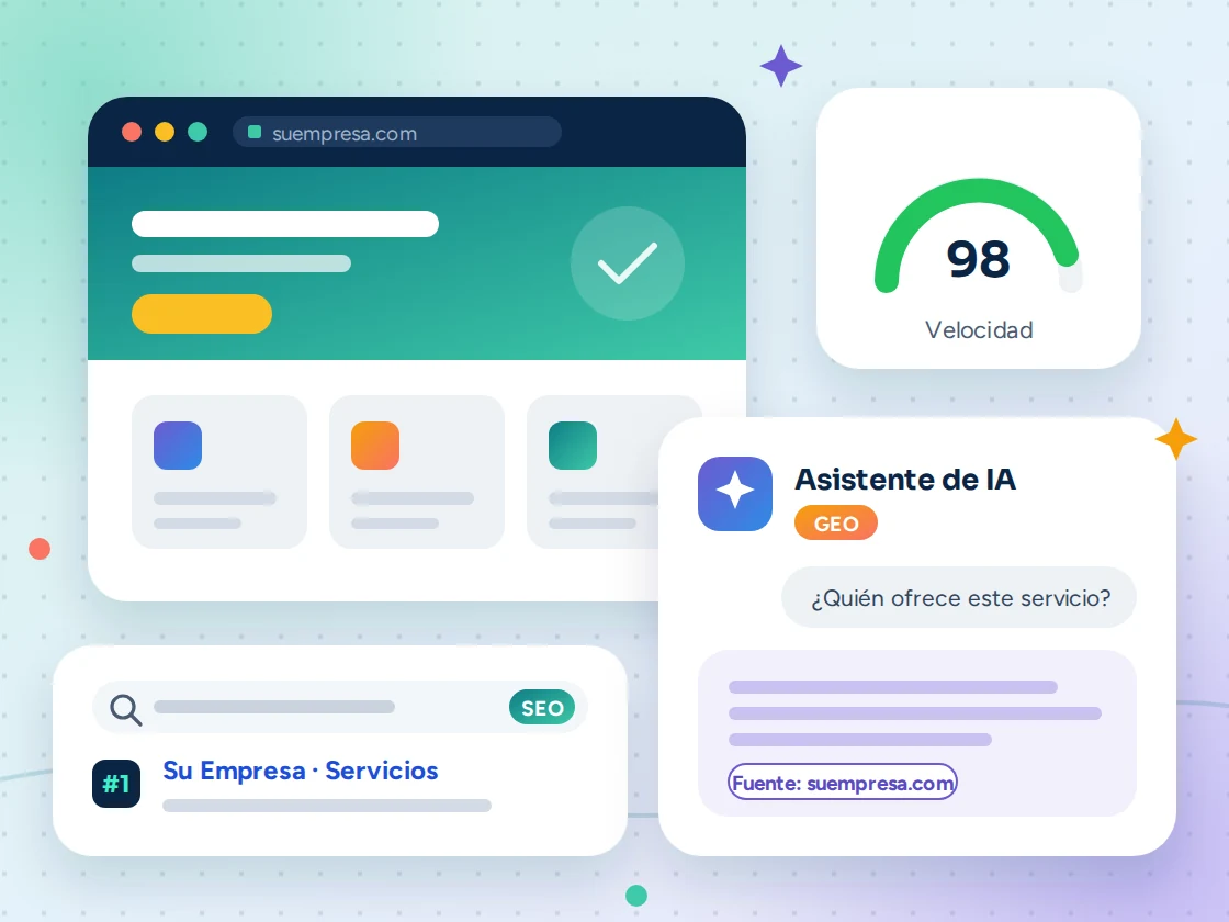 Servicio de diseño y desarrollo de sitios web para empresas